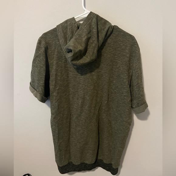 Adidas short sleeve work out hoodie - Picture 2 of 4